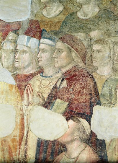 Dante Alighieri (1265-1321) (Detail) von Giotto di Bondone
